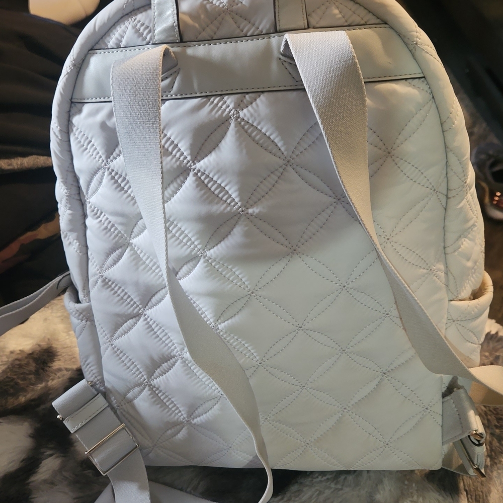 Kate Spade Quilted Cream Backpack - Picture 3 of 4